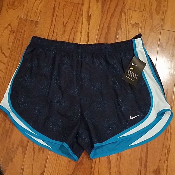Nike Pants - Nike DRY Running Shorts in Blue and Aqua